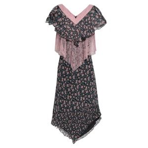 Anna Sui lace floral dress
